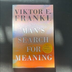 Viktor E. Frankl Book - Man's Search for Meaning